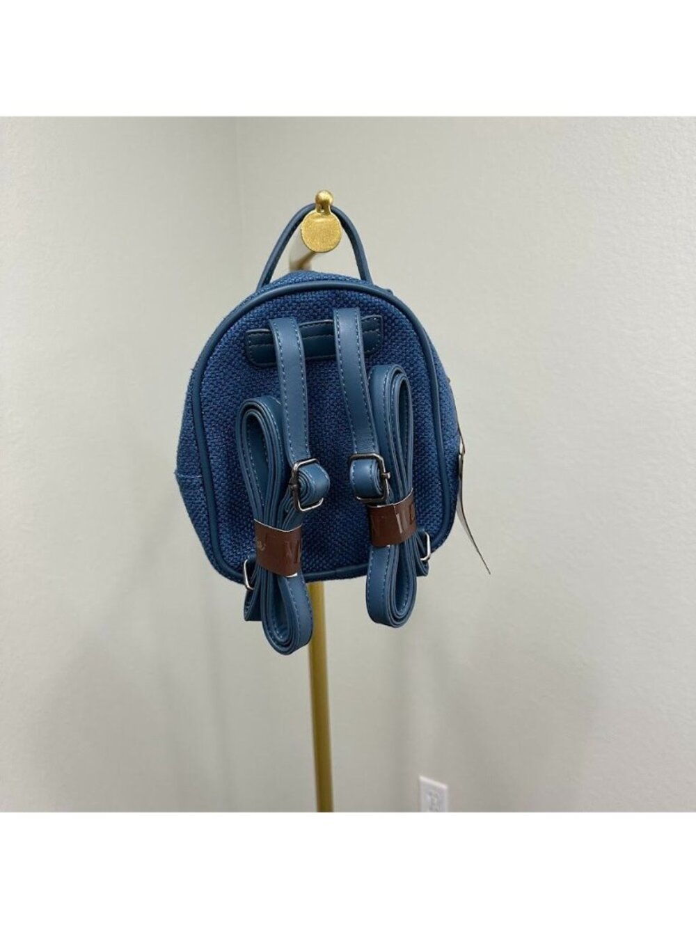 Wrangler Southwestern Aztec Mini Backpack Wallet Combo Bag In Blue Jean NEW - Picture 3 of 8